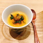 GINZA SUSHI BANYA KAI - 河豚皮茶碗蒸し　可愛いミニサイズ