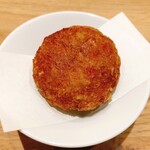 GINZA SUSHI BANYA KAI - ずわい蟹薩摩揚げ　熱々で蟹がギッシリ