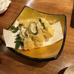 横浜 酒槽 - 湯葉チーズ天ぷら