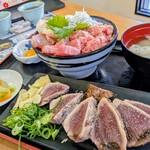 ゑびす丸 - 宇和海丼と塩カツオのたたき