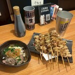 個室で味わう博多もつ鍋と手打ち焼き鳥 呑兵衛 - 