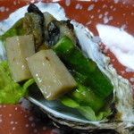 大喜庵 - 2015.01　牡蠣ソテー