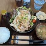 しょうが焼き 花緑青 - 