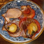 ぴんぽん - サービスのベビーホタテ