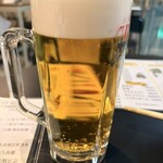 立飲場 互 - 先ずは生ビールで♫