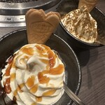 焼肉 泰 - ソフトクリーム キャラメル と アールグレイ