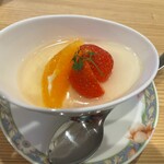 内湯の宿　おおとく - 杏仁豆腐