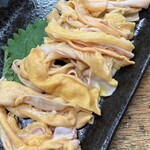 ふれあいの里 - 珍味　絶品な腸刺し◎