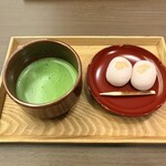 喜与女茶寮 - さくらきよめ抹茶セット二個付980円