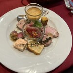 ビストロ・プティポワ - 前菜の盛合わせ※一つ一つが手の凝った前菜たちでした