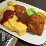 Sonikku - オムレツ・とんかつ定食  680円