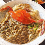 【蒲田東口店限定メニュー】蟹味噌ビャンビャン麺