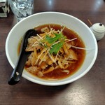SOBA 随神 - かしまし豚ときのこの具だくさんそば ほんのりカレー風味 1,400円 ♪