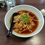 SOBA 随神 - かしまし豚ときのこの具だくさんそば ほんのりカレー風味 1,400円 ♪