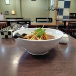 SOBA 随神 - かしまし豚ときのこの具だくさんそば ほんのりカレー風味 1,400円 ♪