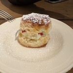 調理室池田 - スコーンサンド450円、季節限定なので見つけたらオーダーをお勧めします