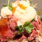 cafe BONHOMME - 黄身が流れない半熟卵でした。