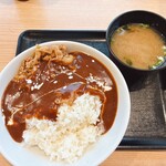 吉野家 - 料理写真:肉だく牛ハヤシライス 762円