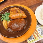 ジョナサン - 料理写真:ミックスグリル 1374円(ライスは別)