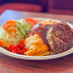 鷹羽 - 料理写真:オムライスバーグ☆