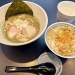 麺屋 AMORE - 中濃煮干し(限定B)＆TKG