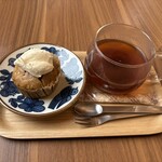 月下老 - Sweets&Drink set キャロットケーキと、ナツメ紅茶