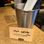 SMOKE DOOR - おひとり予約なのにネームプレートまでご用意で恐縮