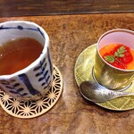 いつぼし - ほうじ茶＆デザート