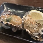 牡蠣と燻屋かつを - 焼牡蠣
