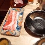 黃金出汁涮涮鍋與江戶前壽司 肉之Asatsu 梅田御初天神店 - 