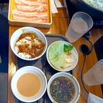 しゃぶ葉 - カレーとサラダとポン酢とごまだれ！