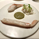 レストラン オオツ - ◆加能ガニ（爪、腕、腹身）蟹味噌ソース