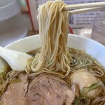 らーめん芝浜 - 麺リフト。