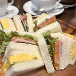 カフェタナカ - ミックスサンドイッチ