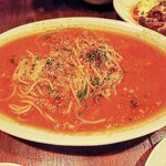 UOKIN食堂 - 背徳ミートソーススープパスタ