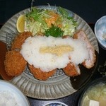 萝卜泥炸猪排套餐 (中・150g)