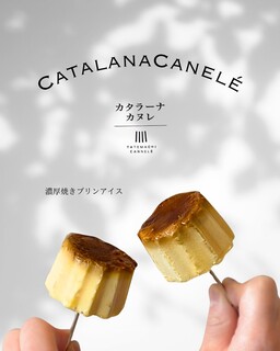 타치마치 카누레+ Ekie 히로시마점 - "카탈라나 카눌레" 카눌레 모양의 푸딩 아이스크림
