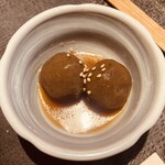 きつね庵 - 副菜　　こんにゃく