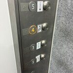 神楽坂 寿司 こんこん - エレベーターボタン