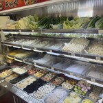 喜又老式麻辣烫 - 陳列棚　水を切って入れると安くなるかも？