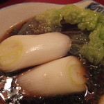 鳥つね自然洞 - 千住ねぎと福島の白菜