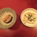 鳥つね自然洞 - 鳥だんごとしいたけともも煮