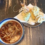 軽井沢 川上庵 本店 - 天ぷらそば (並)