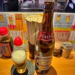 赤垣屋 - 瓶ビール580円