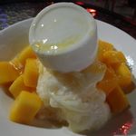 思慕昔  - マンゴーかき氷④　１４４元