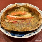 御料理 寺沢 - 越前ガニの甲羅焼
