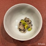 御料理 寺沢 - 香茸と銀杏の飯蒸し
