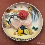 御料理 寺沢 - 天然本鮪と寒鮃と縁側の造り