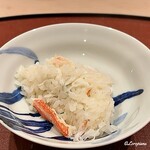 御料理 寺沢 - 越前ガニの炊込みごはん