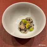 御料理 寺沢 - 香茸と銀杏の飯蒸し